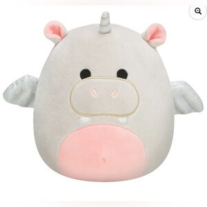 Squishmallows Official 14 inch Haizley the Grey Hippo-Corn